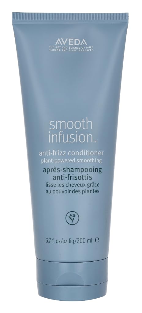 Aveda Smooth Infusion Anti-Frizz Conditioner | Smoothing Conditioner | Frizz Control | Protects Against Humidity | Silicone Free | for Medium and Thick Hair | 99% Naturally Derived*, 6.7 Fl Oz